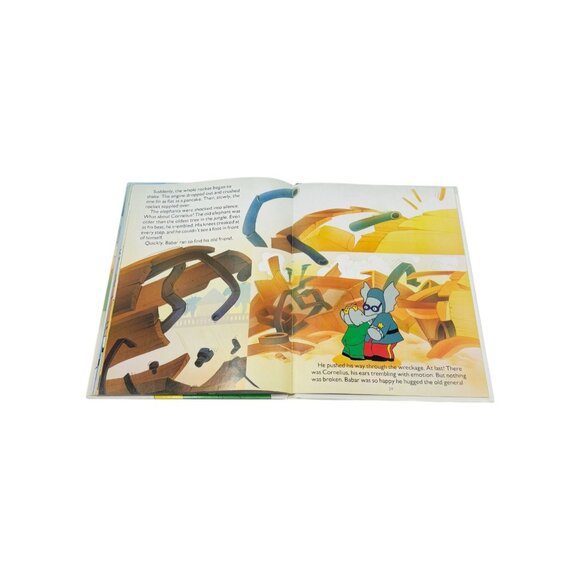 Babars Race To The Moon Laurent de Brunhoff Smith HC Book Childrens 1990 - Picture 5 of 9